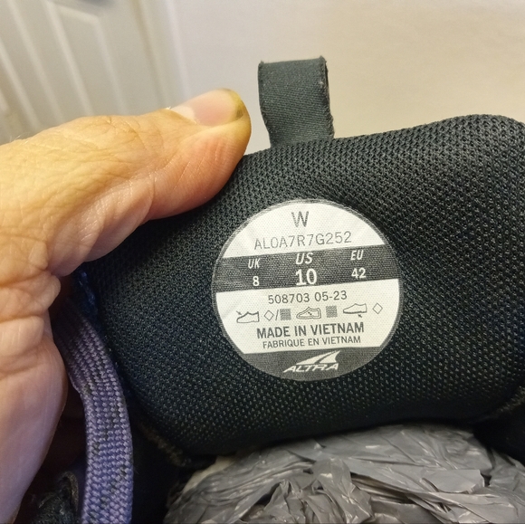 Altra Loan Peak Hiking Trail Shoes Women's 10 Purple Sneakers - Picture 11 of 11